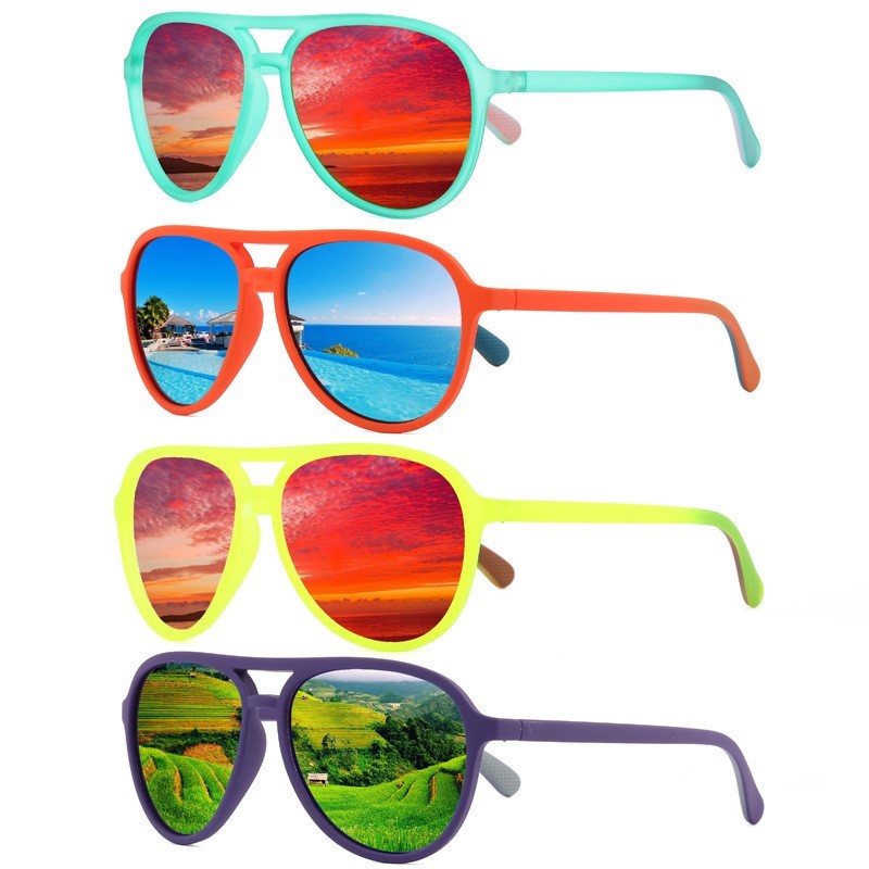 Sunglasses Aviator Polarized - แว่นกันแดดโพลาไรซ์สำหรับผู้ชายและผู้หญิง แว่นตาทรงนักบินสำหรับกีฬา ขับรถ ตกปลา เล่นสกี ปั่นจักรยาน