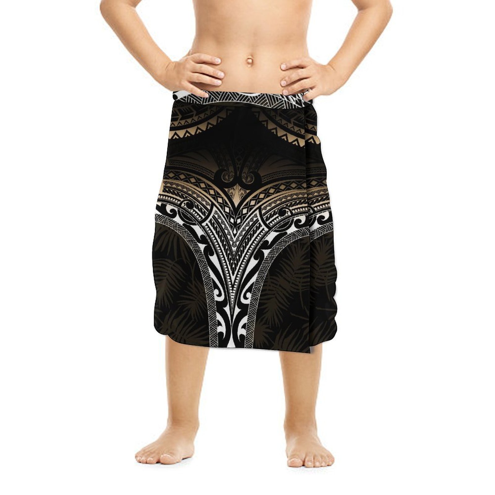 Sarong Men Wrap - ฤดูร้อน 2025 ฮาวายสไตล์ชาติพันธุ์เด็ก Wrap ชุด Polynesian