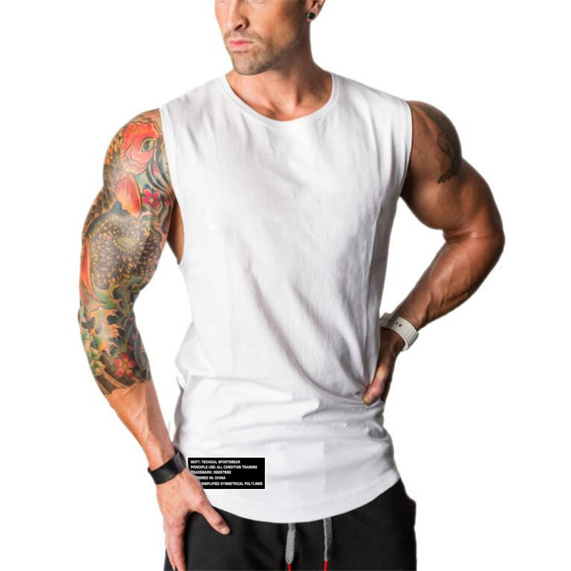 Tank Top Muscle - เสื้อกล้ามผู้ชายสำหรับฤดูร้อน ระบายอากาศได้ดี เหมาะสำหรับออกกำลังกาย ฟิตเนส วิ่ง เพาะกาย