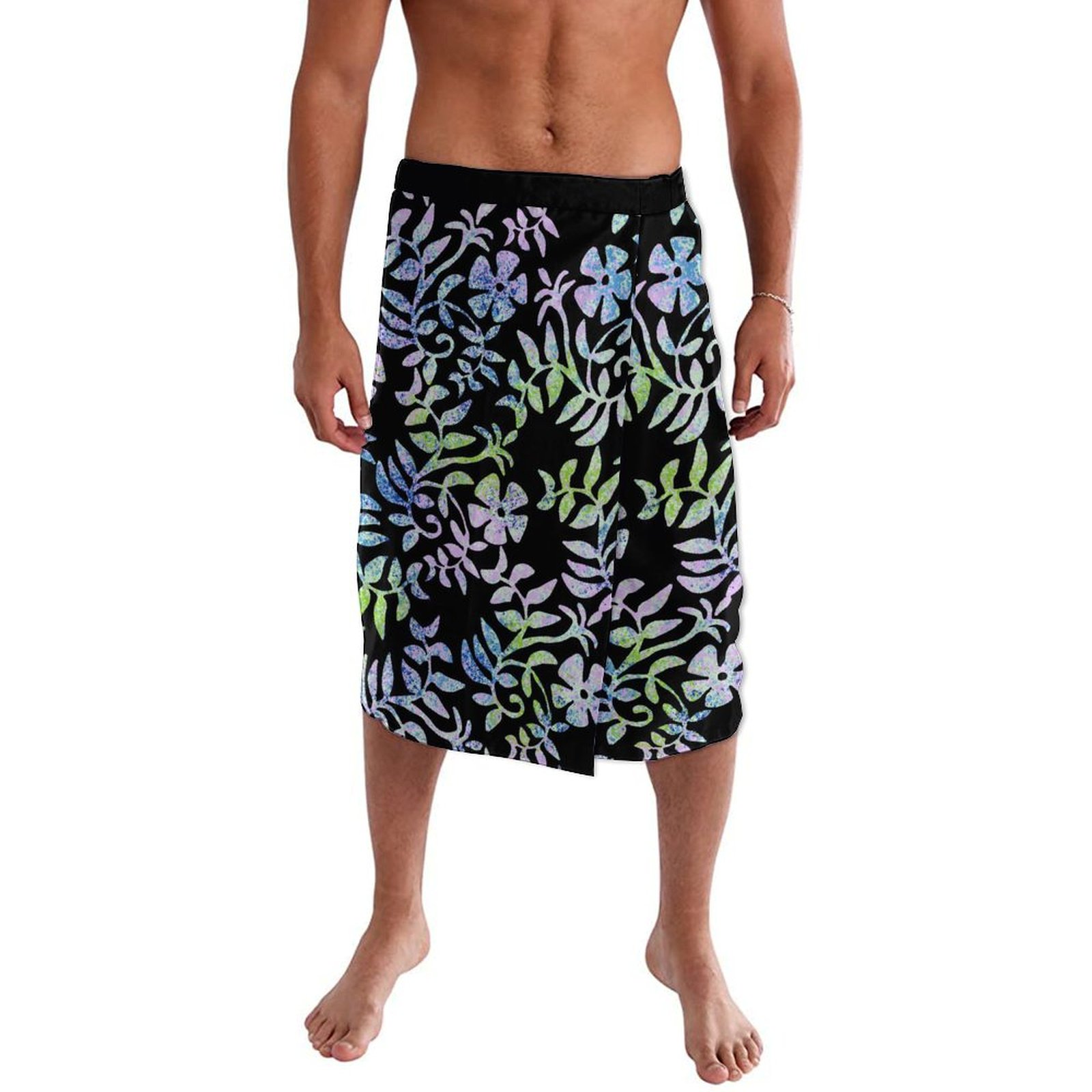 เดรสพิมพ์ลายสไตล์โปลินเนียออกแ - Sarong Men Wrap บทวิจารณ์และราคา