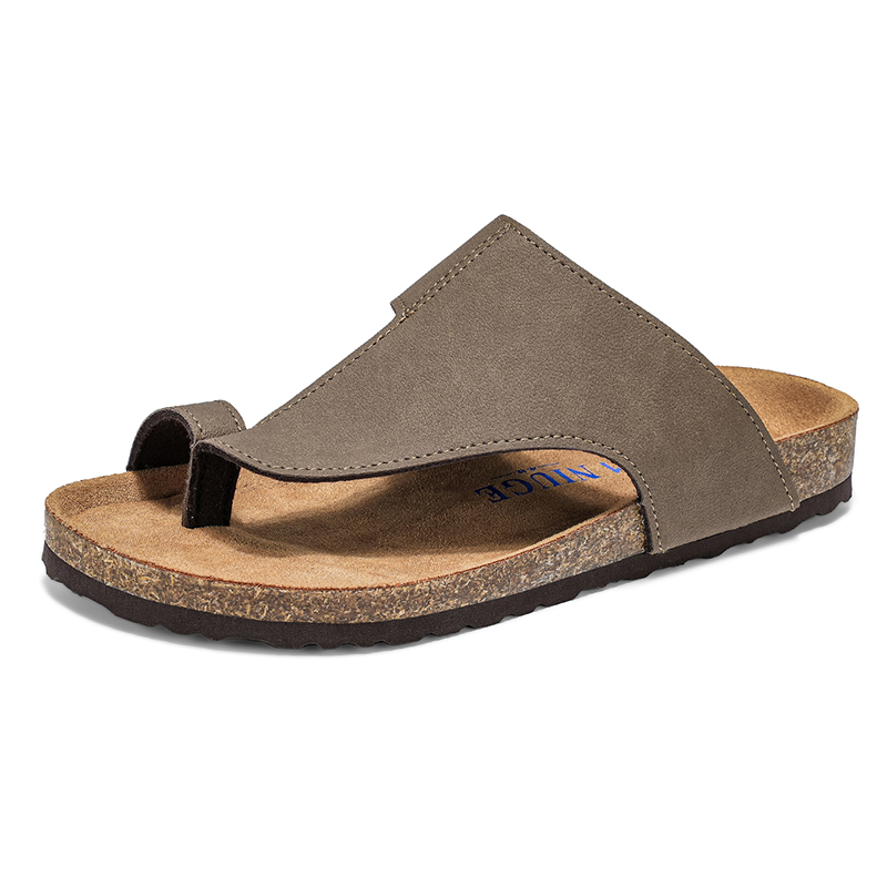 ฤดูร้อน PLUS ขนาดใหญ่ 48 49 รอ - Flip Flop Leather Men บทวิจารณ์และราคา