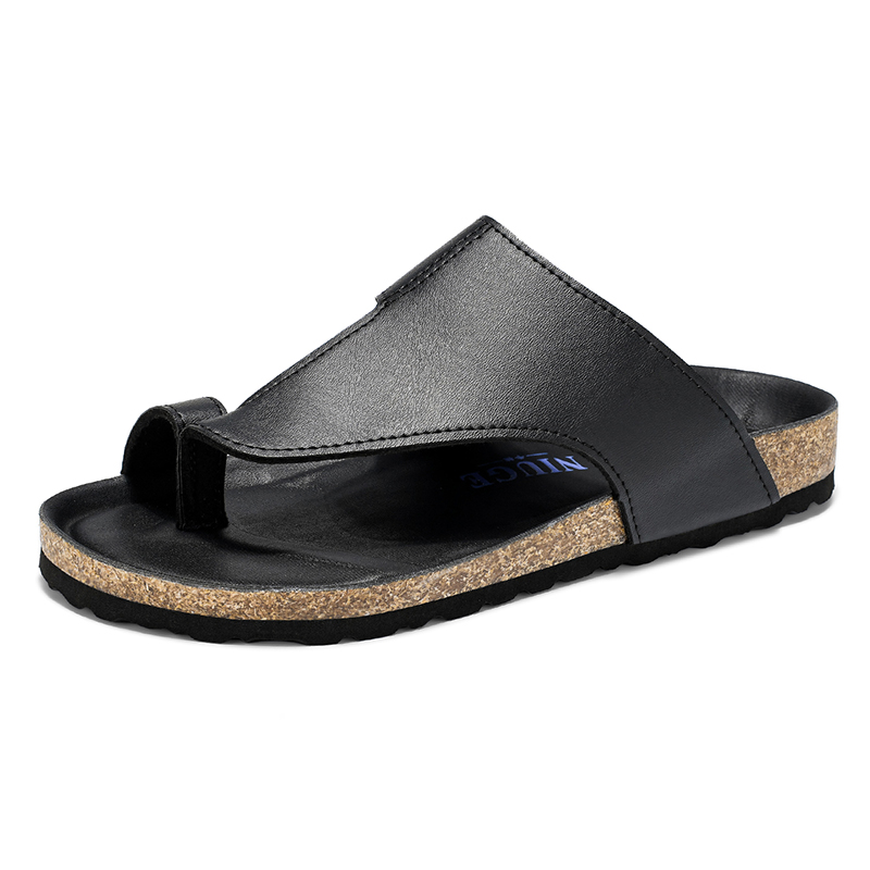 ฤดูร้อน PLUS ขนาดใหญ่ 48 49 รอ - Flip Flop Leather Men บทวิจารณ์และราคา