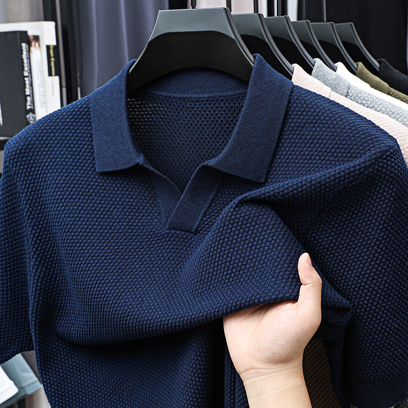 เสื้อโปโลแขนสั้นผู้ชาย ผ้าฝ้าย - Polo Shirt Pique บทวิจารณ์และราคา