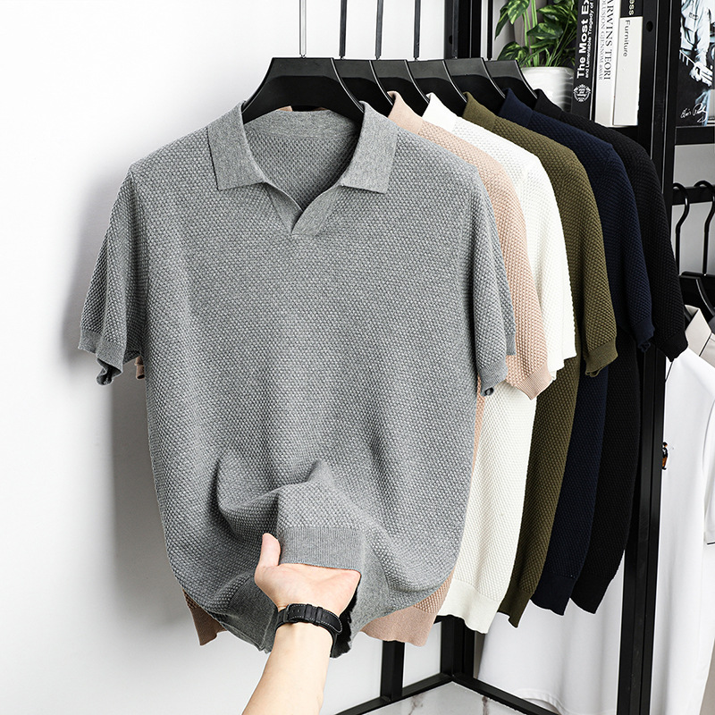 เสื้อโปโลแขนสั้นผู้ชาย ผ้าฝ้าย - Polo Shirt Pique บทวิจารณ์และราคา