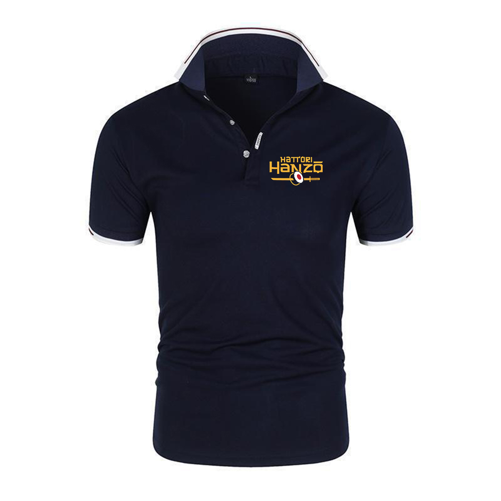 ฮัตโตริ ฮันโซเสื้อโปโลแขนสั้นผ - Polo Shirt Pique บทวิจารณ์และราคา