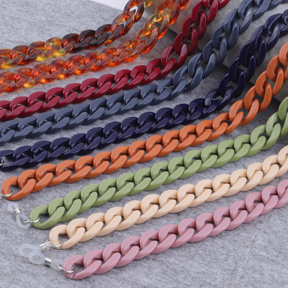 ใหม่แฟชั่นอะคริลิคแว่นตาโซ่ผู้ - Sunglass Retainer Cord บทวิจารณ์และราคา
