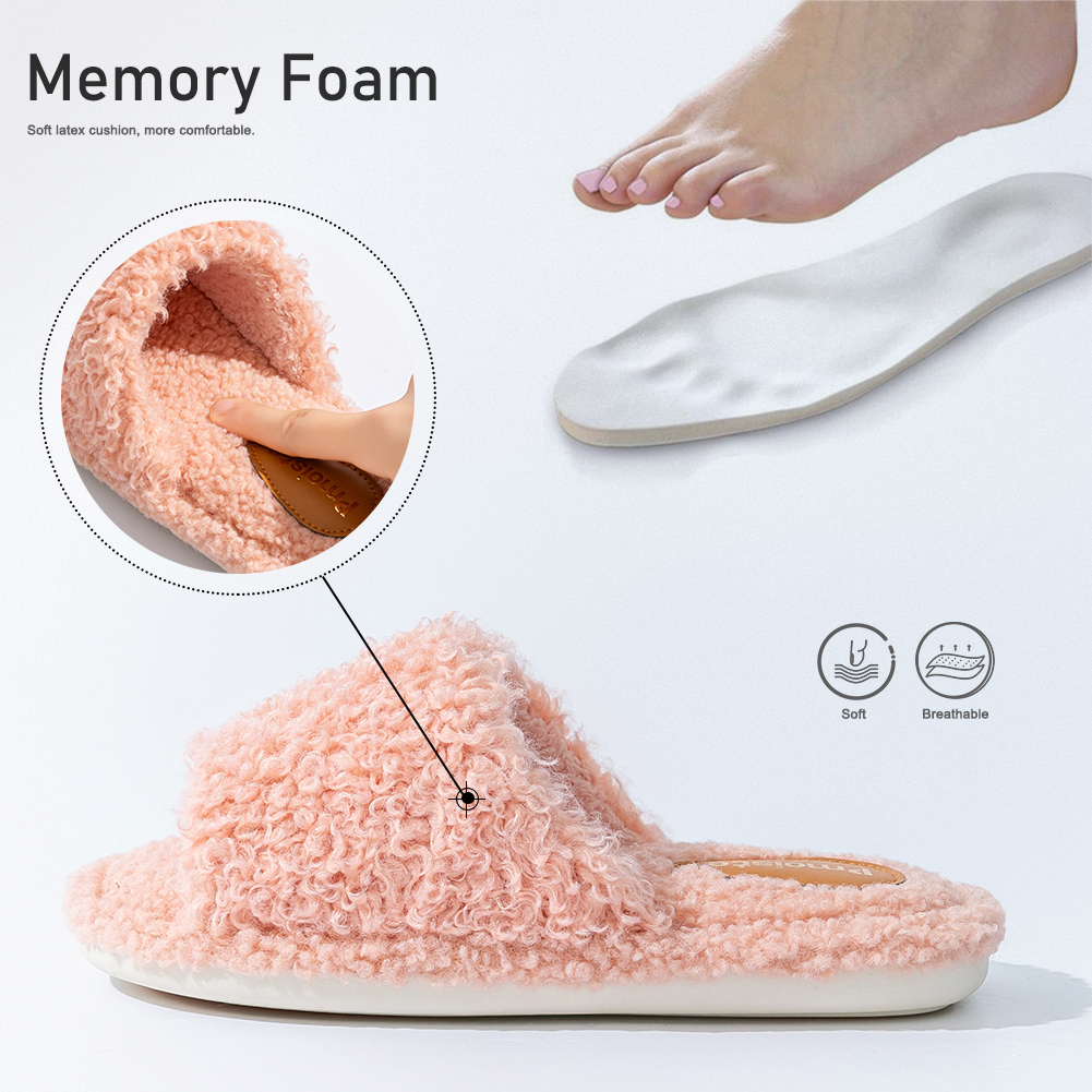 รองเท้าแตะในบ้าน Pmoiste Fuzzy - Espadrille Slip On บทวิจารณ์และราคา
