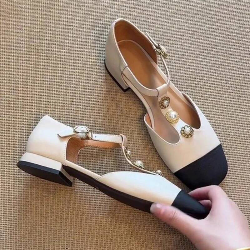 รองเท้าส้นสูงหัวเหลี่ยมสำหรับผ - Casual Sandal Leather บทวิจารณ์และราคา