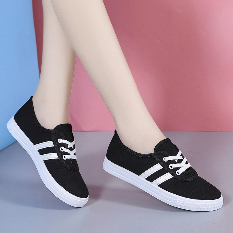 รองเท้าผ้าใบสีขาวหัวกลมแบบคลาส - Vans Shoes Old Skool บทวิจารณ์และราคา