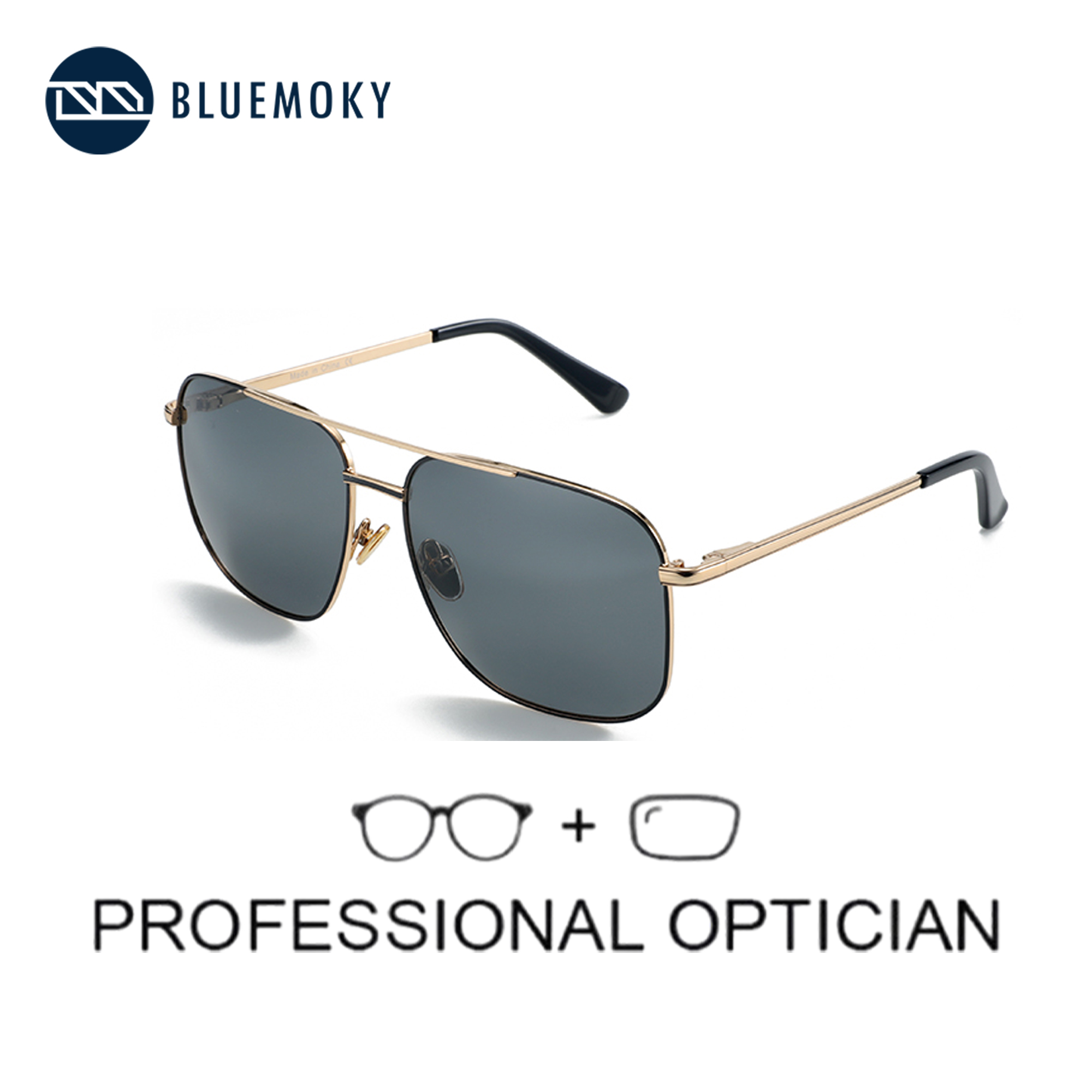แว่นกันแดด BLUEMOKY Aviator Po - Sunglasses Aviator Polarized บทวิจารณ์และราคา