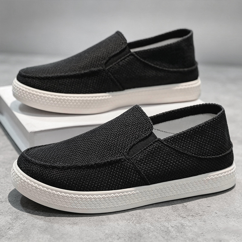 รองเท้าโลฟเฟอร์ผ้าลินินสำหรับผ - Espadrille Slip On บทวิจารณ์และราคา