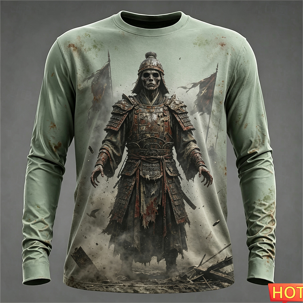 เสื้อยืดแขนยาวผู้ชายสำหรับฤดูใ - Tee Graphic Print บทวิจารณ์และราคา